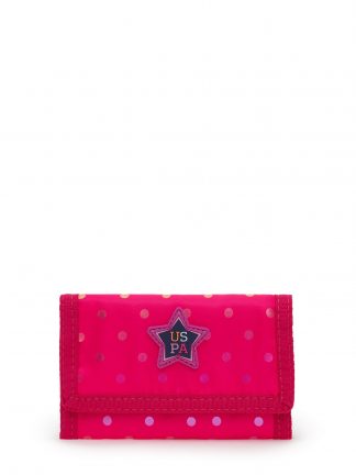 کیف پول دخترانه صورتی یو اس پولو