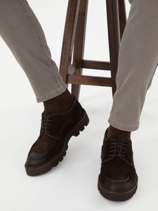 کفش روزمره مردانه قهوه ای پیرکاردین