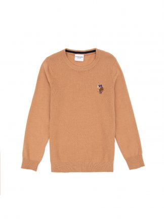 پلیور پسرانه شتری یو اس پولو