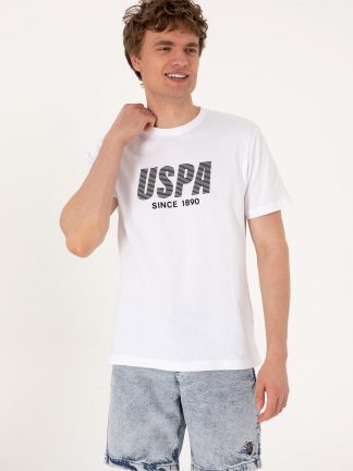 تی شرت مردانه سفید یو اس پولو