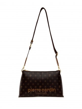 کیف دوشی زنانه قهوه ای پیرکاردین