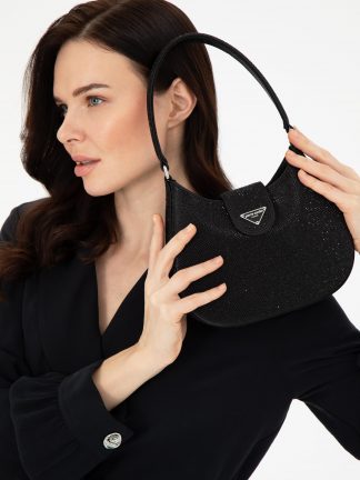 کیف دستی زنانه مشکی پیرکاردین