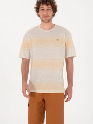 تی شرت مردانه خربزه ای یو اس پولو