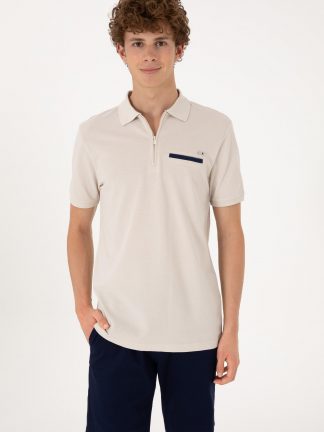 پولوشرت مردانه طوسی یو اس پولو