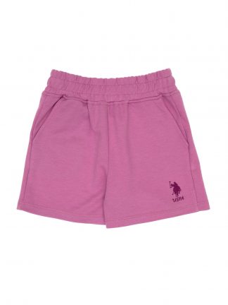 شلوارک دخترانه صورتی روشن یو اس پولو