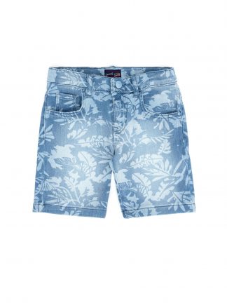 شلوارک پسرانه آبی روشن یو اس پولو