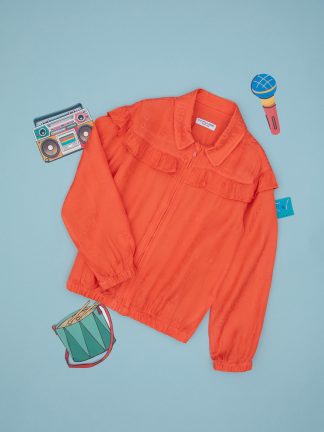 کاپشن دخترانه گل انار یو اس پولو