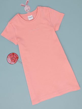 پیراهن دخترانه صورتی یو اس پولو