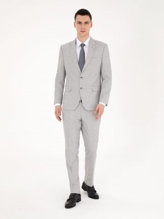 کت و شلوار مردانه خاکستری پیرکاردین