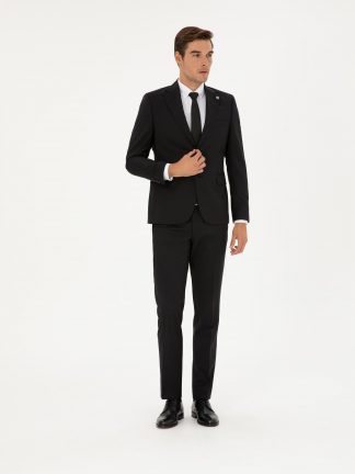 کت و شلوار مردانه مشکی پیرکاردین