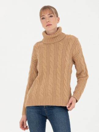 پلیور زنانه بژ پیرکاردین