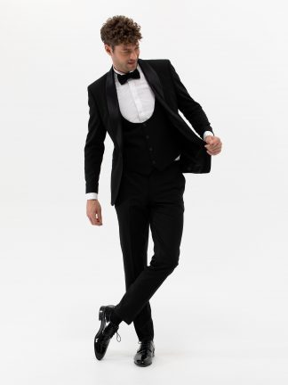 کت و شلوار مردانه مشکی پیرکاردین