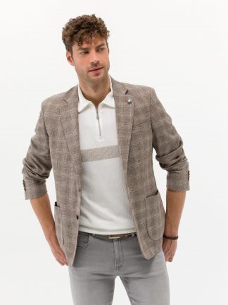 کت مردانه قهوه ای روشن پیرکاردین