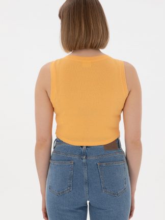 تیشرت زنانه خربزه ای یو اس پولو