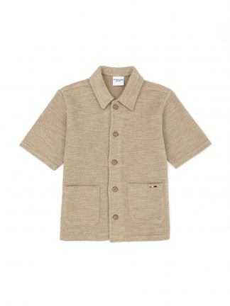 پیراهن پسرانه خاکی روشن یو اس پولو