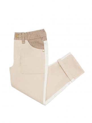 شلوار جین دخترانه کرم یو اس پولو