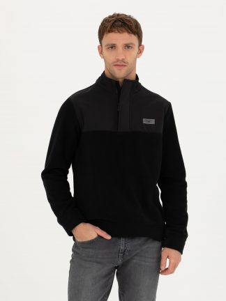 سویشرت مردانه مشکی پیرکاردین