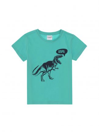 تی شرت پسرانه نعنایی یو اس پولو