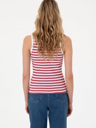 تیشرت زنانه سفید یو اس پولو