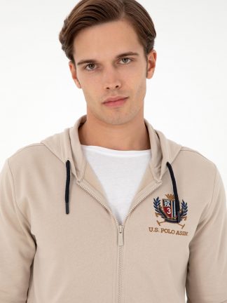 هودی مردانه طوسی یو اس پولو