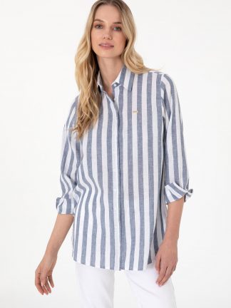 شومیز زنانه سرمه ای یو اس پولو