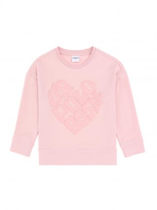 سویشرت دخترانه صورتی یو اس پولو