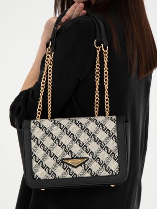 کیف دوشی زنانه طوسی پیرکاردین