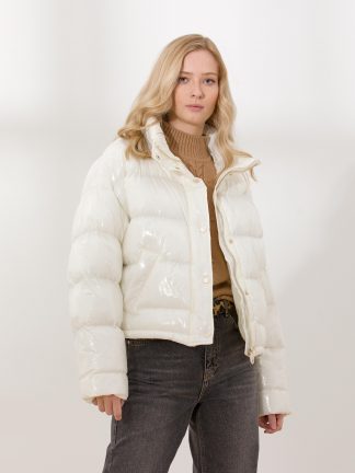 کاپشن زنانه سفید پیرکاردین