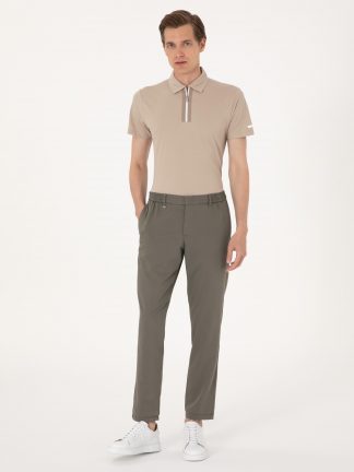 شلوار پارچه ای مردانه سبز پیرکاردین