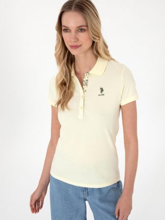 پولوشرت زنانه لیمویی یو اس پولو