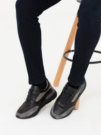 کفش روزمره مردانه مشکی پیرکاردین