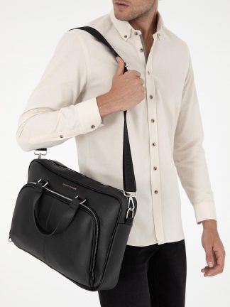 کیف مردانه مشکی پیرکاردین