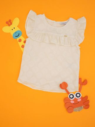 شومیز دخترانه بژ یو اس پولو