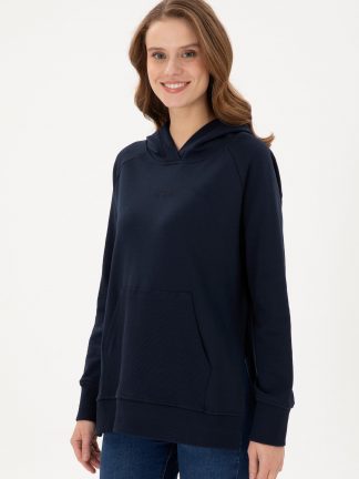 هودی زنانه سرمه ای یو اس پولو