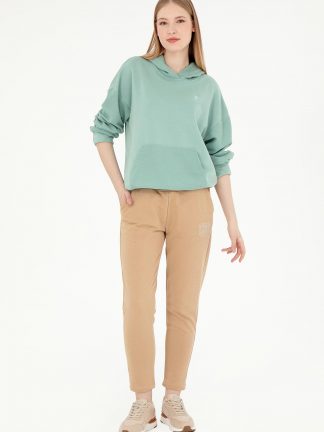 شلوار راحتی زنانه بژ یو اس پولو