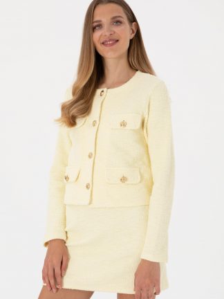 کت زنانه لیمویی یو اس پولو