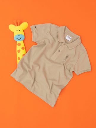 پولوشرت پسرانه خاکی روشن یو اس پولو