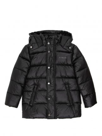 کاپشن پسرانه مشکی یو اس پولو