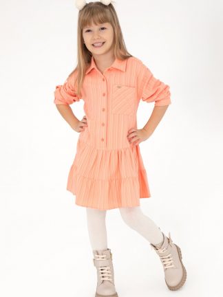 پیراهن دخترانه سالمون یو اس پولو