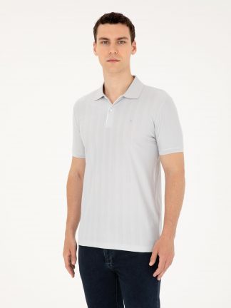 پولوشرت مردانه خاکستری روشن پیرکاردین