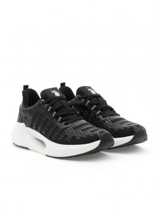 کفش کتانی و اسپرت زنانه مشکی یو اس پولو