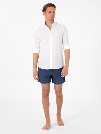 مایو مردانه سرمه ای پیرکاردین