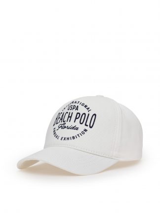 کلاه کپ پسرانه سفید یو اس پولو
