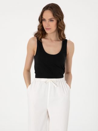 بلوز زنانه مشکی پیرکاردین