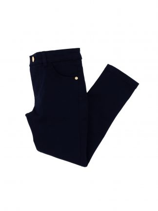 شلوار کتان دخترانه سرمه ای یو اس پولو