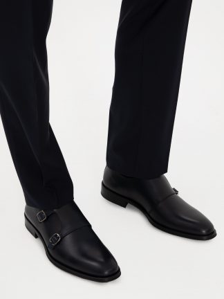 کفش رسمی مردانه سرمه ای پیرکاردین