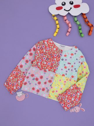 شومیز دخترانه گل انار یو اس پولو