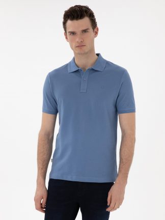 پولوشرت مردانه آبی پیرکاردین