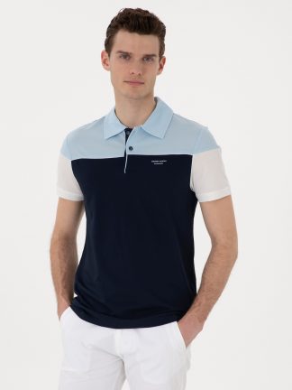 پولوشرت مردانه سرمه ای پیرکاردین