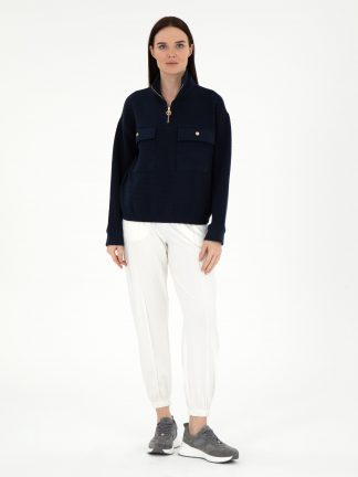 شلوار راحتی زنانه بژ پیرکاردین